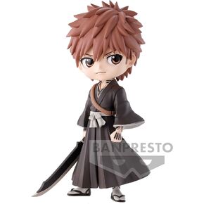 Banpresto - Bleach - Ichigo Kurosaki (Addefited Age Blood War Version A) ، Bandai Spirits Q Posket 5.5 Inch (Pack of 1) in Kuwait