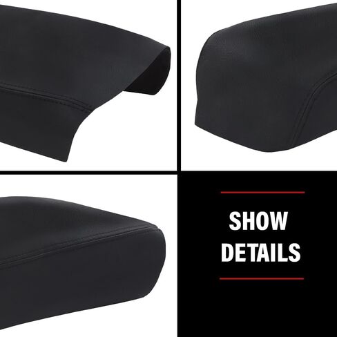 DOTCOM Center Console Lid Armrest Cover Compatible with Ford Explorer 2011 2012 2013 2014 2015 2016 2017 2018 Black in Kuwait
