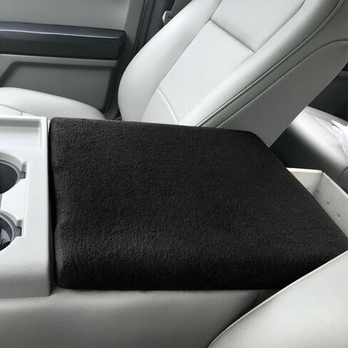 DOTCOM Center Console Lid Armrest Cover Compatible with Ford Explorer 2011 2012 2013 2014 2015 2016 2017 2018 Black in Kuwait