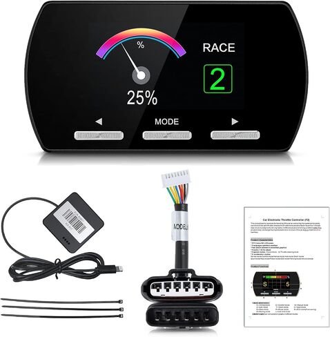 Throttle Response Controller 9 Drive Modes Throttle Controller Electronic Racing Accelerator Compatible with Dodge Challenger Charger RAM, Jeep Wrangler JK Cherokee KK Liberty, Chrysler 300 Crossfire in Kuwait