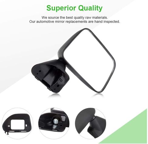 SCITOO Right Side Mirror Fit Compatible with 1987-1995 for Toyota Pickup Manual Fold RM72004-111R in Saudi Arabia