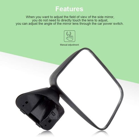 SCITOO Right Side Mirror Fit Compatible with 1987-1995 for Toyota Pickup Manual Fold RM72004-111R in Saudi Arabia