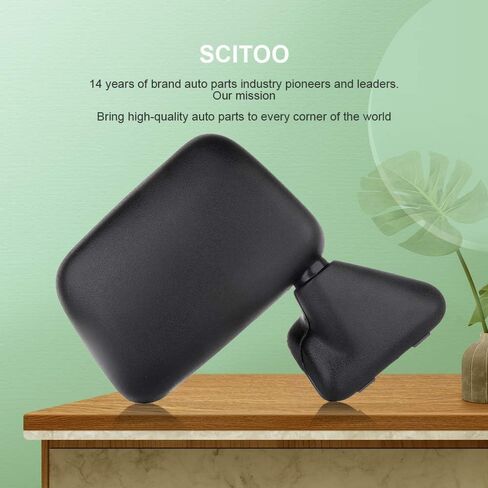 SCITOO Right Side Mirror Fit Compatible with 1987-1995 for Toyota Pickup Manual Fold RM72004-111R in Saudi Arabia