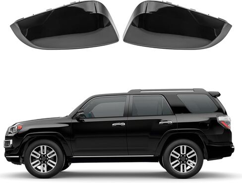 غلاف غلاف Gloss Black Side Mirror يناسب 2014-2023 Toyota 4runner & 2013-2015 RAV4 استبدال 87945-42160-B1 87915-42160-C4 in Saudi Arabia
