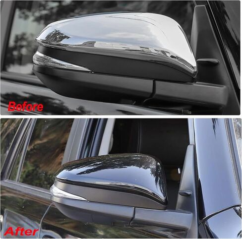 غلاف غلاف Gloss Black Side Mirror يناسب 2014-2023 Toyota 4runner & 2013-2015 RAV4 استبدال 87945-42160-B1 87915-42160-C4 in Saudi Arabia