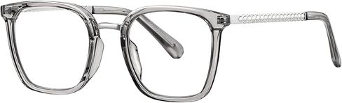 Oversized Reading Glasses for Women,Blue Light Blocking Spring Hinges Eyeglasses Anti UV Ray/Glare in Saudi Arabia
