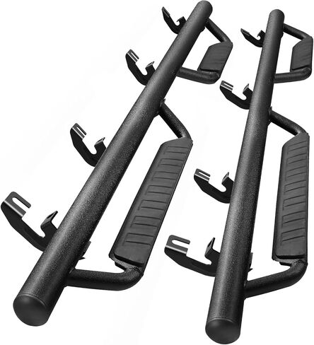 75 Inch Running Boards Compatible with 2015-2025 Chevy Colorado/GMC Canyon Crew Cab Door Step Drop Down Side Step, Hoop, BCC Step Bar. in Saudi Arabia