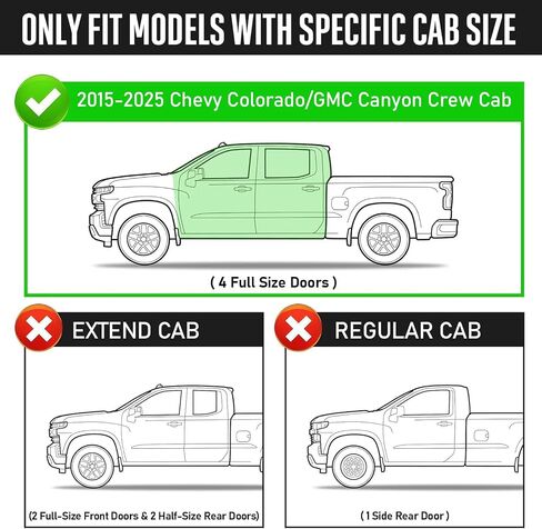 75 Inch Running Boards Compatible with 2015-2025 Chevy Colorado/GMC Canyon Crew Cab Door Step Drop Down Side Step, Hoop, BCC Step Bar. in Saudi Arabia