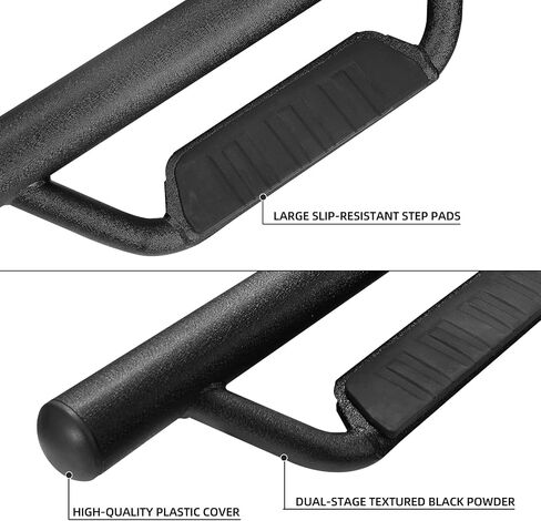 75 Inch Running Boards Compatible with 2015-2025 Chevy Colorado/GMC Canyon Crew Cab Door Step Drop Down Side Step, Hoop, BCC Step Bar. in Saudi Arabia