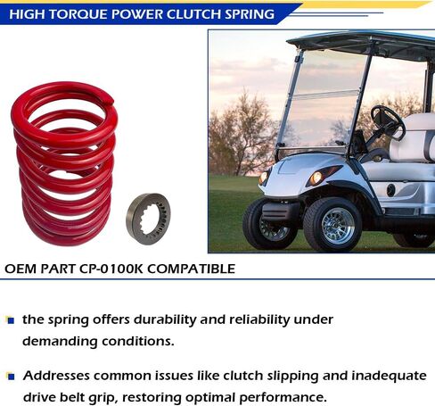 High Torque Driven Clutch Spring & Spacer Kit Golf Cart Clutch G1 G2 G8 G9 G14 G20 G21 G22 1979-2007 OEM#CP-0100K in Saudi Arabia