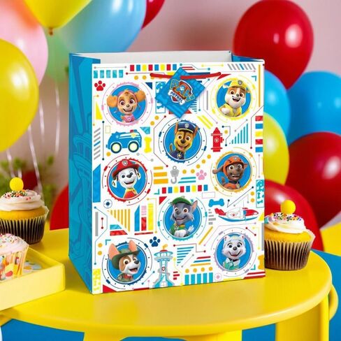 Paw Patrol Large Ultimate Multicolor Gift Bag (1 Pc) - Delightful Pup-Themed Party Favor Bags Perfect for Birthday Celebrations in Saudi Arabia