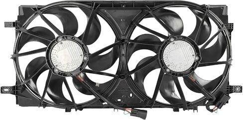 cciyu Engine Radiator Cooling Fan Assembly fit for 2021-2024 for Ford for Bronco | 2024 for Ford for Ranger in Saudi Arabia