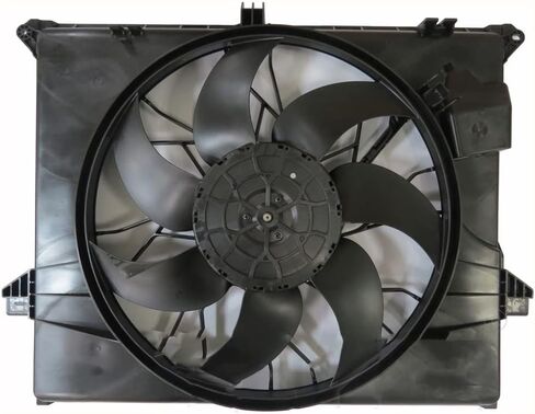 For Mercedes-Benz ML350 Radiator and A/C Condenser Fan Assembly 2006-2011 w/Brushless Motor For MB3115124 | 251 906 39 00 in Saudi Arabia
