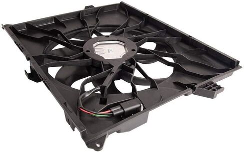 For Mercedes-Benz ML350 Radiator and A/C Condenser Fan Assembly 2006-2011 w/Brushless Motor For MB3115124 | 251 906 39 00 in Saudi Arabia