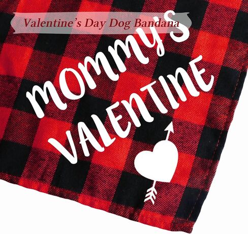 STMK 4 Pack Valentine’s Day Dog Bandanas, Valentines Dog Bandanas Scarf Dog Valentines Bandana for Medium Large Dogs Pets (Large) in Kuwait