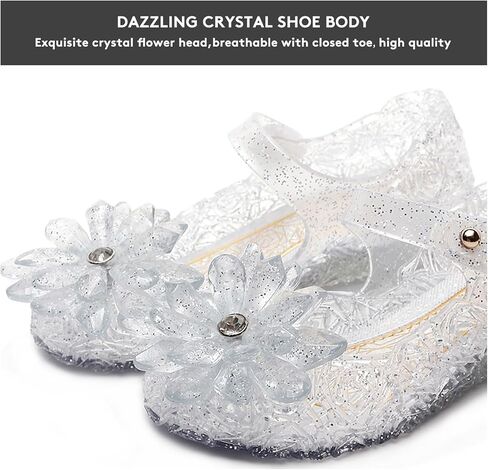 شقق ماري جين رقص حفلة تأثيري ، سناقة ملكة الثلج الأميرة للبنات الصغيرة ، عيد ميلاد ، عيد الميلاد in Kuwait