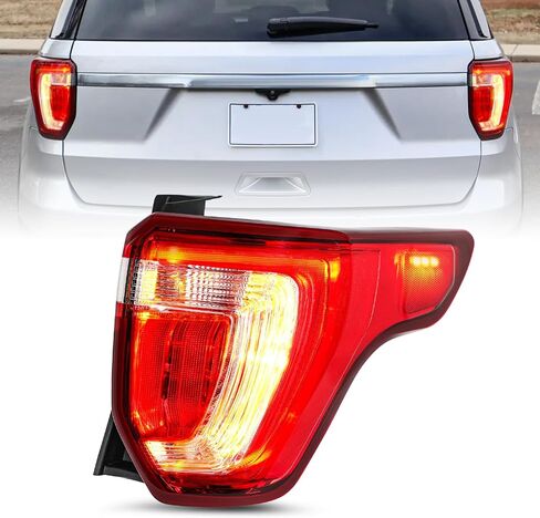 بديل لمجموعة JSBoyat Tail Light Assembly من 2016 إلى 2019 Ford Explorer Lear Leach Brake Tail Lamp (جانب السائق الأيسر) in Kuwait