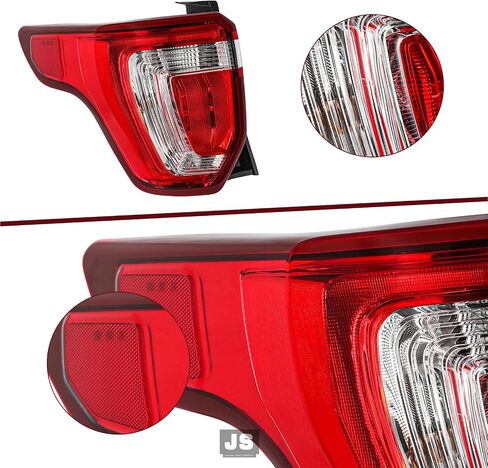 بديل لمجموعة JSBoyat Tail Light Assembly من 2016 إلى 2019 Ford Explorer Lear Leach Brake Tail Lamp (جانب السائق الأيسر) in Kuwait