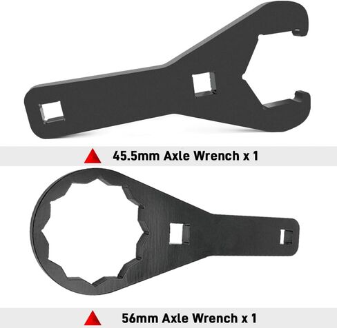 Axle Nut Wrench Tool Kit 45.5mm &56mm ATV Compatible with Honda FourTrax 250 300 350 TRX300EX TRX400EX TRX250X TRX300X TRX400X TRX450R TRX450ER ATC250R ATC350X OEM# 08-0479 in Saudi Arabia