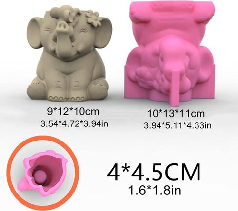 لطيف الأم والطفل نضج وعاء زهرة القلم الحامل السيليكون القالب الخرسانة جص زارع الصبار مزهرية العفن Clay الراتنج الايبوكسي القالب in Kuwait