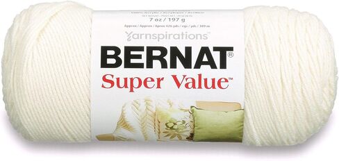 Bernat Super Value Yarn, 7 oz, Gauge 4 Medium Worsted, Hot Blue in Kuwait