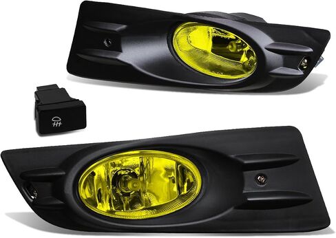 DNA Motoring FL-ZTL-186-CH FOG Light Side & Passenger Side Side Explible [متوافق مع 06-07 Honda Accord 2-Door Coupe] in Kuwait
