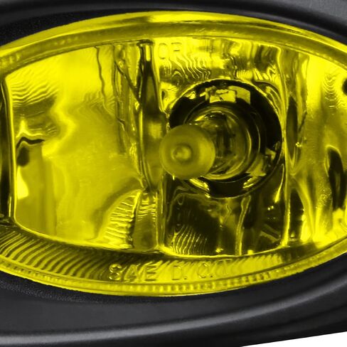 DNA Motoring FL-ZTL-186-CH FOG Light Side & Passenger Side Side Explible [متوافق مع 06-07 Honda Accord 2-Door Coupe] in Kuwait