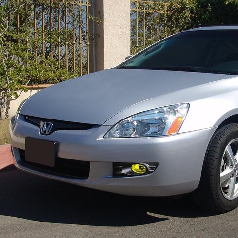DNA Motoring FL-ZTL-186-CH FOG Light Side & Passenger Side Side Explible [متوافق مع 06-07 Honda Accord 2-Door Coupe] in Kuwait