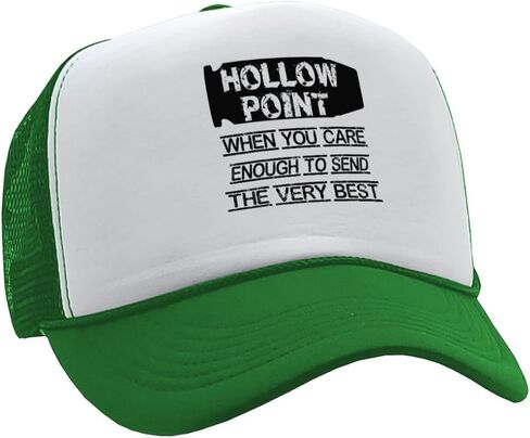 Hollow Points When You Care Enough Classic Style Adjustable Unisex Mesh Trucker Hat Firearms Ammo Cap in Saudi Arabia
