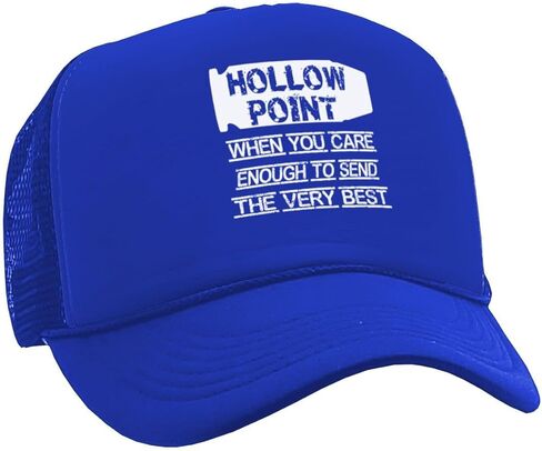 Hollow Points When You Care Enough Classic Style Adjustable Unisex Mesh Trucker Hat Firearms Ammo Cap in Saudi Arabia
