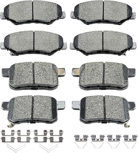 D914 D1451 8pcs Ceramic Front Rear Brake Pads With Clips Fit For 2011-2017 For Honda Accord in Saudi Arabia