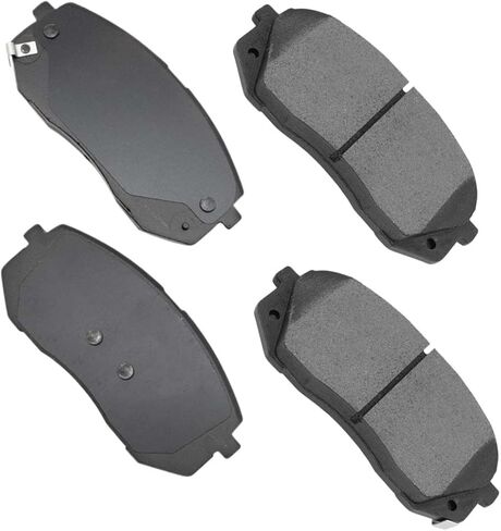 Autoshack Front Ceramic Brake Set Set Set Set Set Set Set Set Set Set Set Set Set Set Set Brading for 2010-2017 Hyundai Tucson 2015 Sonata 2007-2012 Kia Rondo 2011-2016 Sportage 2014-2016 Cadenza 2015-2016 Soul EV SCD1295 in Saudi Arabia