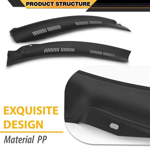 Windshield Wiper Cowl Screen Cover Pair Compatible with Benz W210 E-Class E320 E300 E430 1995-2003 2108311058, 2108310958 in Saudi Arabia