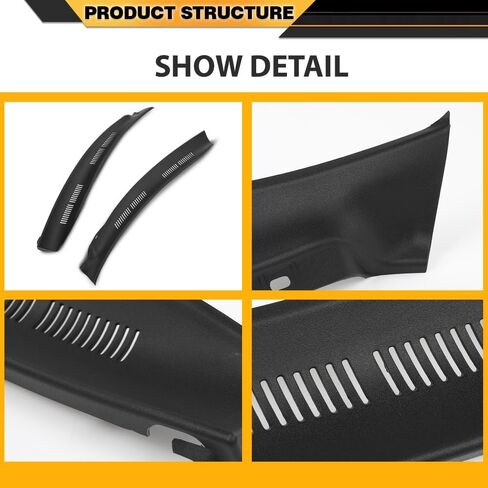 Windshield Wiper Cowl Screen Cover Pair Compatible with Benz W210 E-Class E320 E300 E430 1995-2003 2108311058, 2108310958 in Saudi Arabia