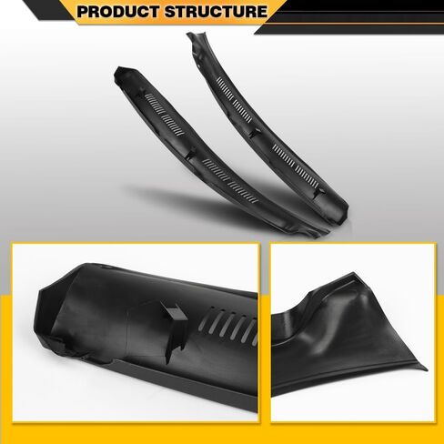 Windshield Wiper Cowl Screen Cover Pair Compatible with Benz W210 E-Class E320 E300 E430 1995-2003 2108311058, 2108310958 in Saudi Arabia