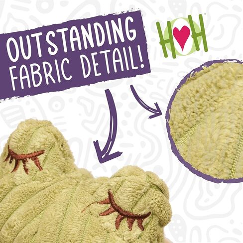 HuggleHounds Plush Dog Toys For Large Dogs & Aggressive Chewers - Squeaky Dog Toy - Soft Extra Durable Stuffed Pet Toy - Fluffy Knotless Puppy Toys - Best For All Breed | Squooshie Skunk in Kuwait