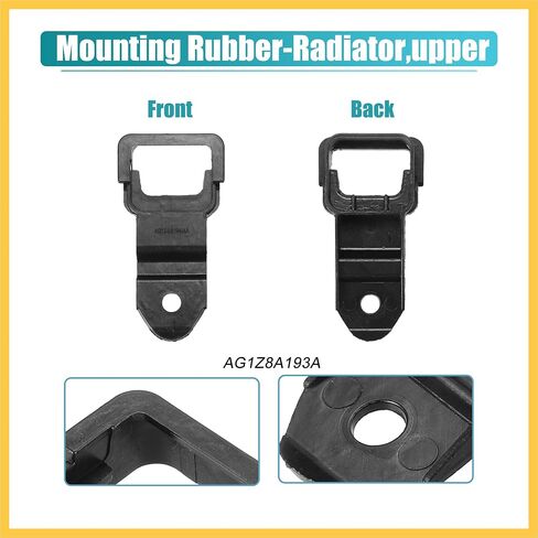 2PCS عازل المبرد العلوي قوس MOUNT For Ford Edge 2011-2014 لـ Ford Explorer 2011-2018 for Ford Taurus 2010-2018 for Lincoln MKX MKS No.AG1Z8A193A Auto Pression in Saudi Arabia