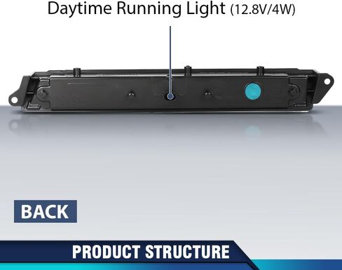 PIT66 Daytime Running Light Left Driver Side Compatible with Benz GL-Class X164 GL320 GL350 GL450 GL550 ML63 X166 2007-2013 1649060351 Clear Lens in Saudi Arabia