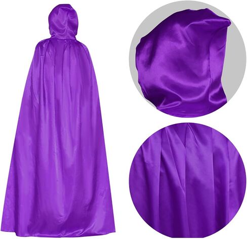 Hooded Cloak Unisex Halloween Cape with Hood Christmas Costume Adult Halloween Tunic Hoodies Kids Robe in Saudi Arabia