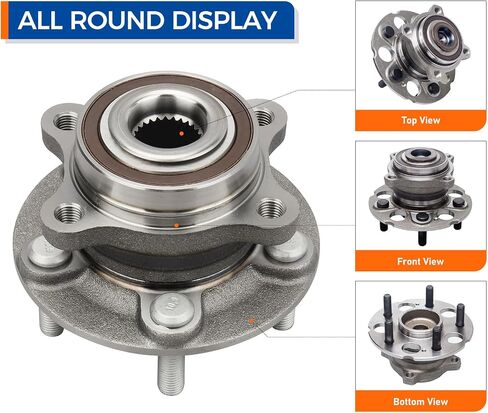 POROD 512344 REAT FWD Only Wheel Hub Presbly Partical For 2010-2011 Honda Accord Crosstour ، 2007-2011 CR-V ، 2012-2015 Crosstour ، 5Lugs in Saudi Arabia