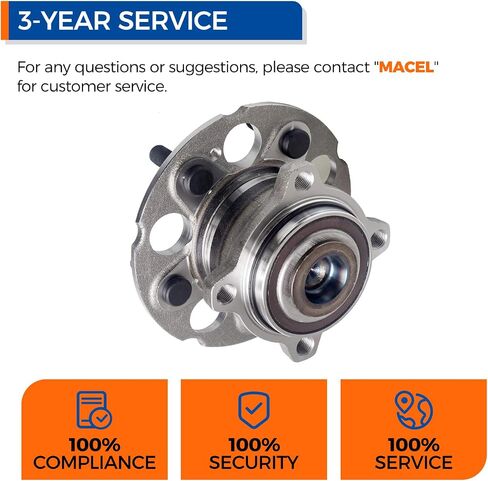 POROD 512344 REAT FWD Only Wheel Hub Presbly Partical For 2010-2011 Honda Accord Crosstour ، 2007-2011 CR-V ، 2012-2015 Crosstour ، 5Lugs in Saudi Arabia