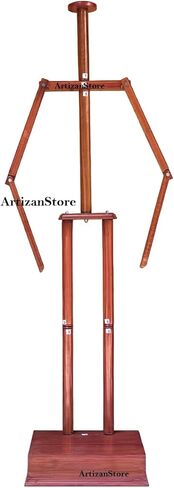 ARTIZANSTORE Medieval Full Suit of Armor Wooden Display Stand Knight Medieval Times Costume Display Stand Full Size in Saudi Arabia