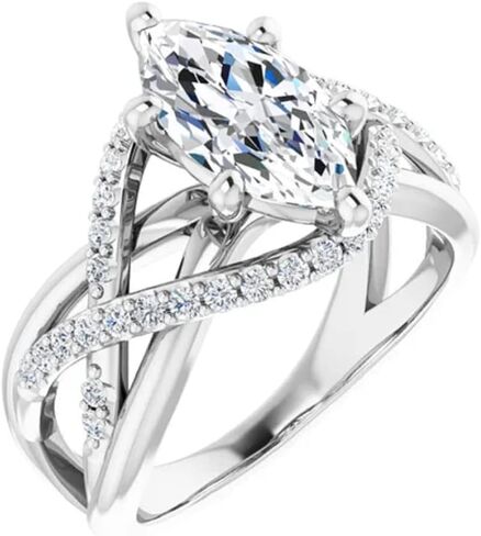 المجوهرات 2 CT Marquise Cut Cutless Moissanite خاتم الخطوبة ، مجموعة خاتم الزفاف/الزفاف ، نمط هالة Solitaire ، ووعد بوعد عتيقة من الفضة الاسترليني الصلبة. in Saudi Arabia