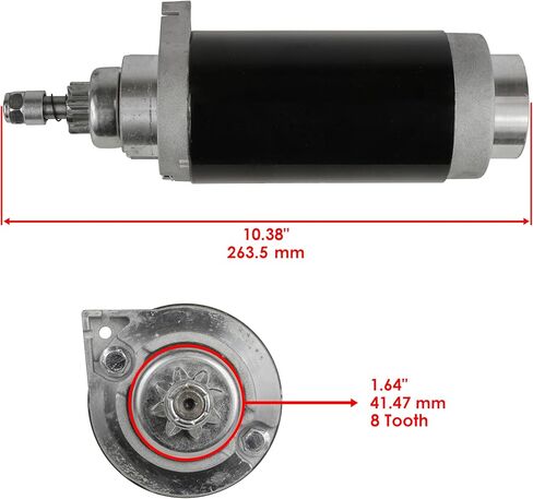Caltric Starter متوافق مع Mercury 90 90HP 90EXLPTO SALTWATER 90ELHPTO 1999-2005 Marine New in Saudi Arabia