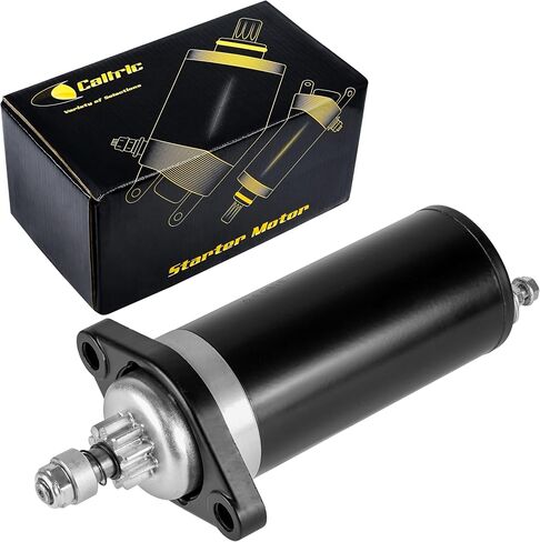 Caltric Starter Motor Compatible with Yamaha Outboard 682-81800-11-00 682-81800-12-00 6L2-81800-11-00 in Saudi Arabia