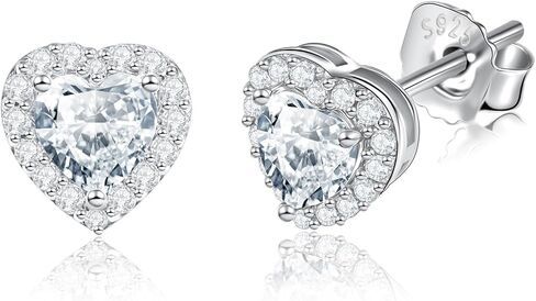 34 قطعة كاملة Moissanite مسمار أقراط للنساء | 0.6-1CT Center + 32 Accent Gems | مجموعة هدايا hypoallergenic للزوجة ، أمي ، العروس ، هدايا أعياد الميلاد in Kuwait