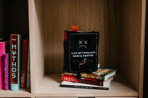 Book Plushie - I Like My Fantasies with Impressive Wingspans Funny Book Plush, Gift for Book Lovers, Silly Plush Toy for Gifting in Saudi Arabia