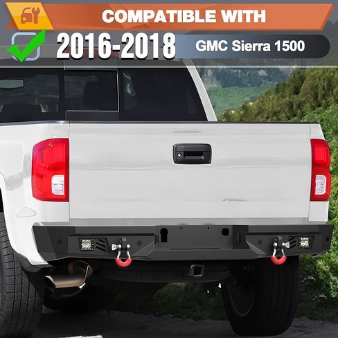 GMC Sierra 1500 مجموعة الأمامية والخلفية لعام 2016 2017 2018 GMC Sierra 1500 Pickup ، تشمل لوحة الرافعة ، مصابيح LED ، أضواء لوحة الترخيص وحلقات D. in Kuwait