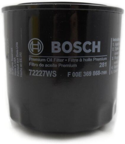 BOSCH 72227WS Workshop Engine Oil Filter - Compatible with Select Ford E-150, E-250, E-350, Expedition, Explorer, F-150, F-250, F-350, Mustang, Ranger; Land Rover LR3; Lincoln; Mazda; Mercury + More in Saudi Arabia