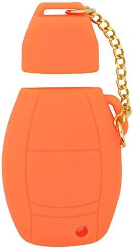 DSP Silicone Cover Protector Case Holder Skin Jacket Compatible with MERCEDES BENZ Smart Remote Key Fob CV2951 Pink in Saudi Arabia
